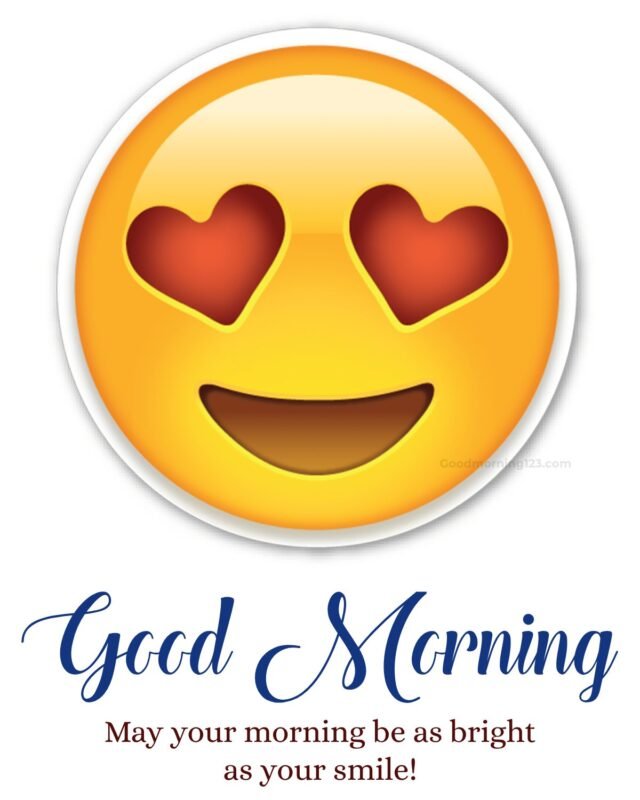 Start Your Day With Smiles Good Morning Emoji Images