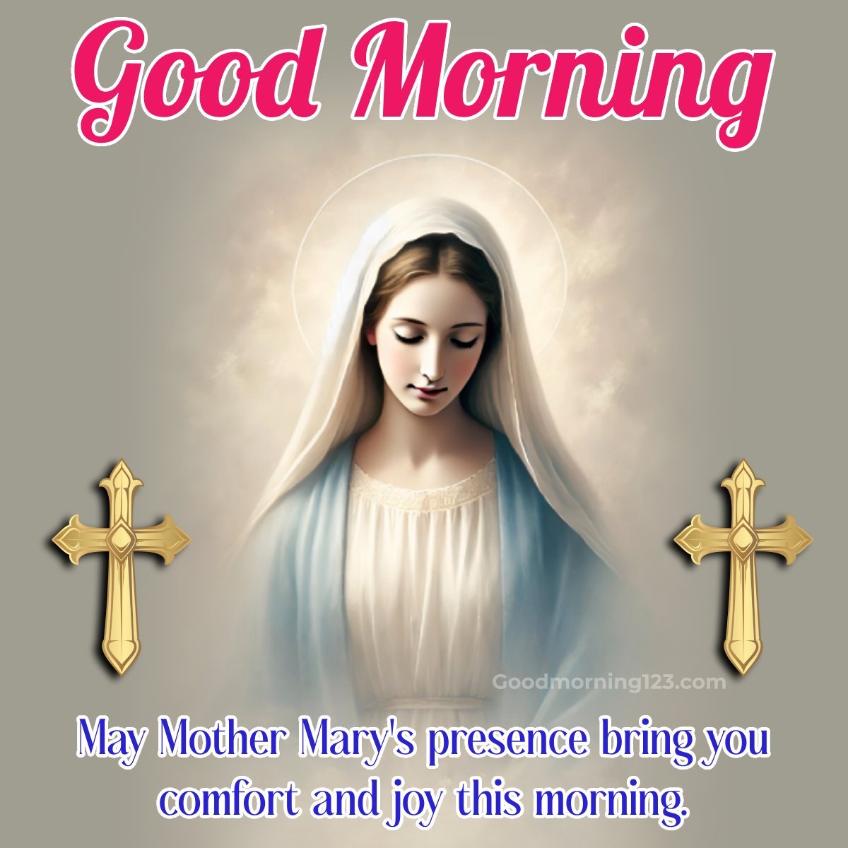 Good Morning Mother Mary Images, Wishes & Greetings