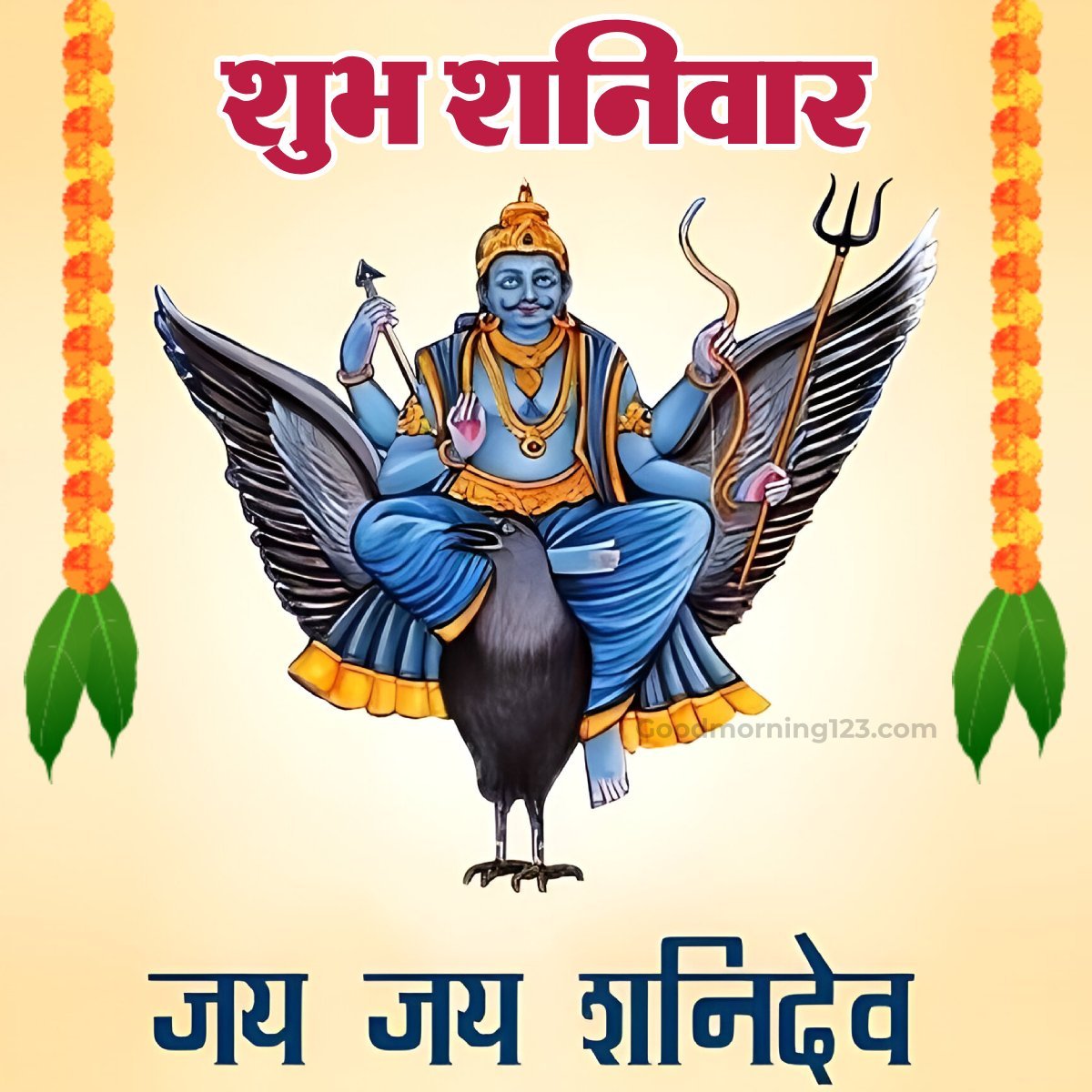 Jai Jai Shani Dev Shubh Shaniwar Status Image