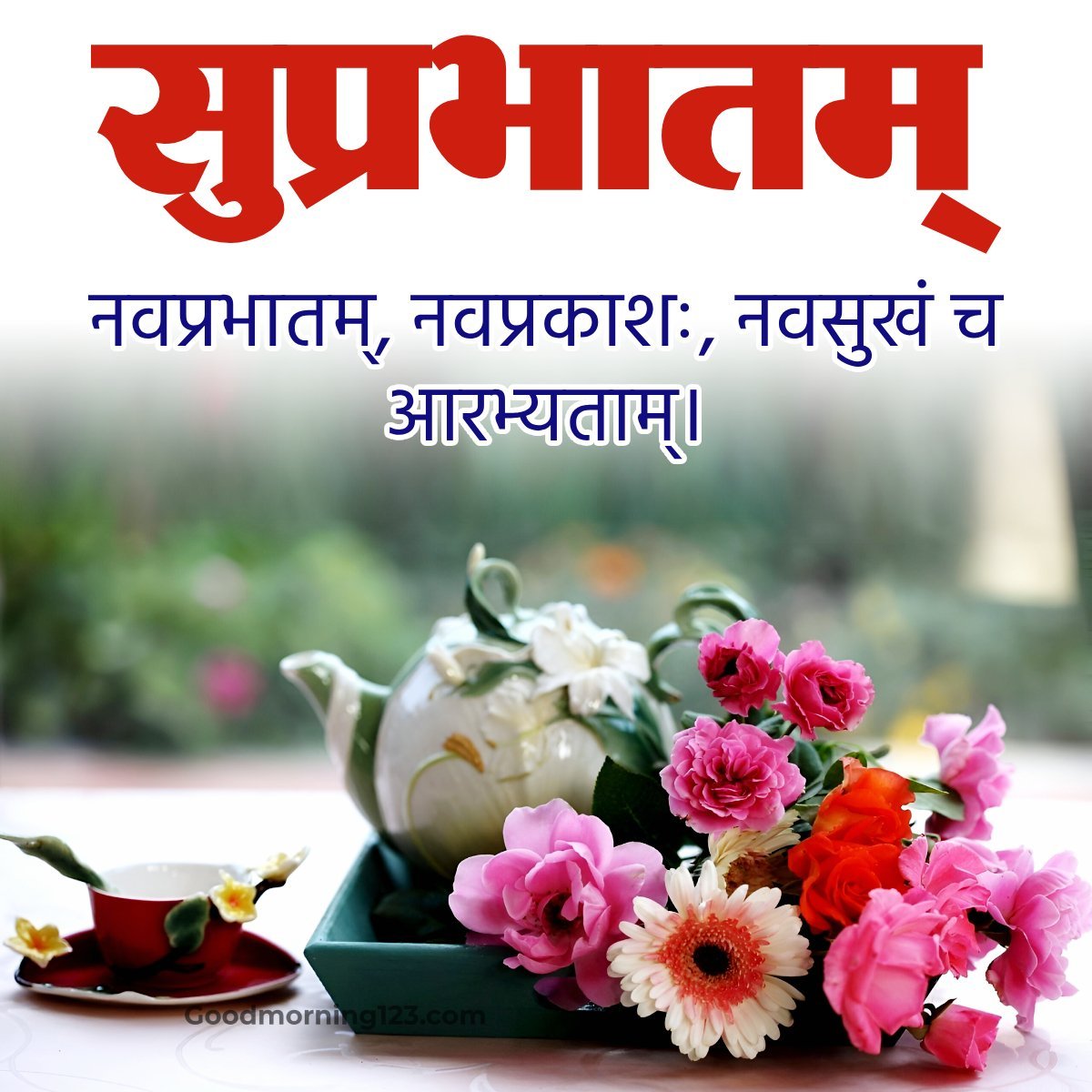 Morning Sanskrit Wish Pic