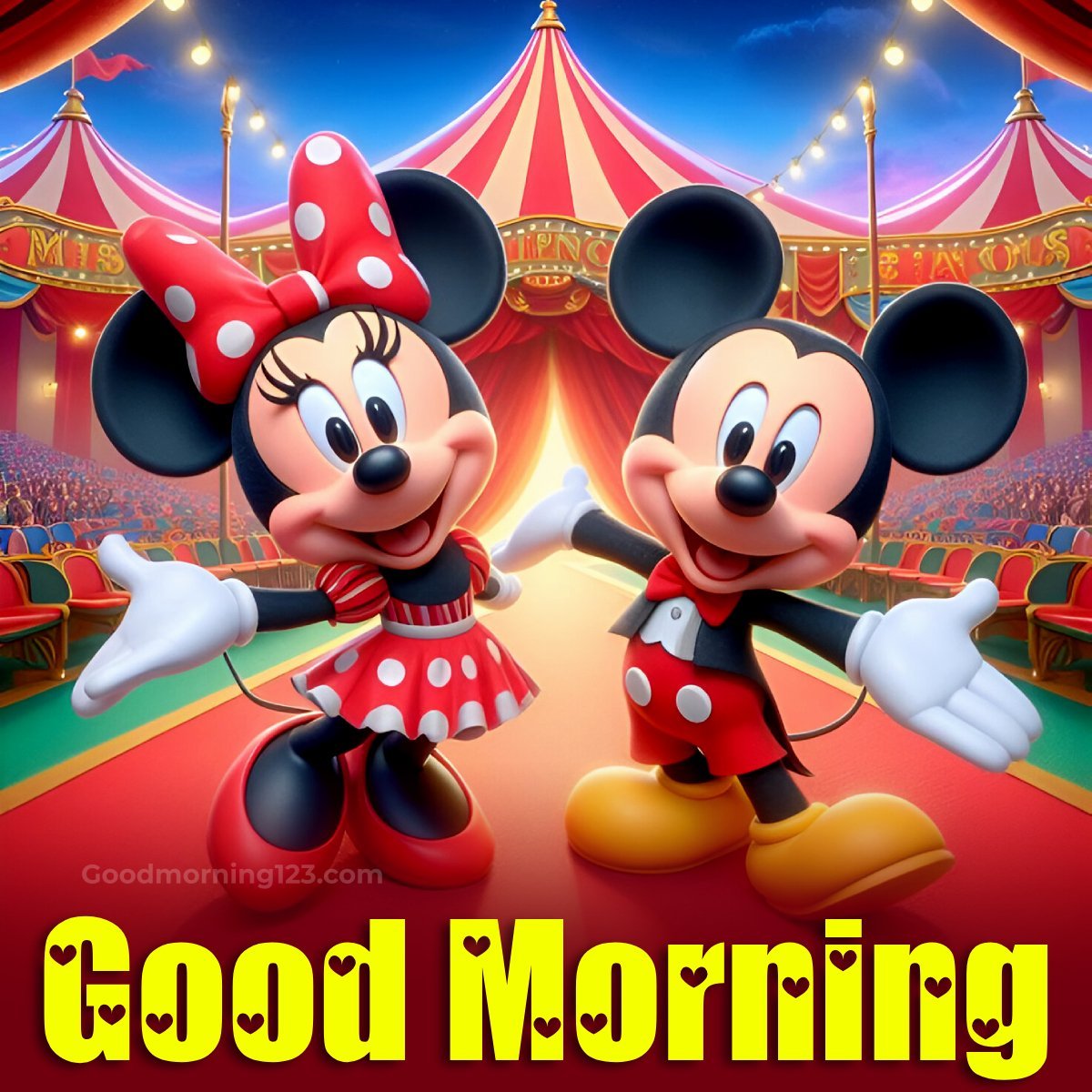 Mickey Mini Mouse Good Morning Image